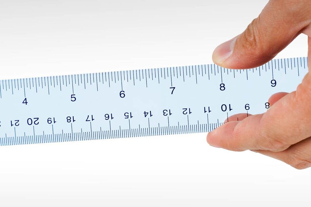 扩大前测量阴茎头的尺子
